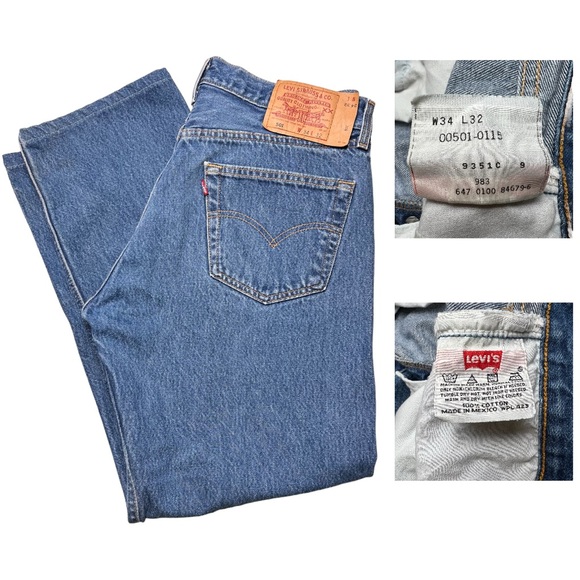 Levi's Other - Vintage Levi’s 501 Jeans Size 34 Button fly